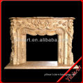 Natural Marble For Fireplace Parts And Accessories YL-B044